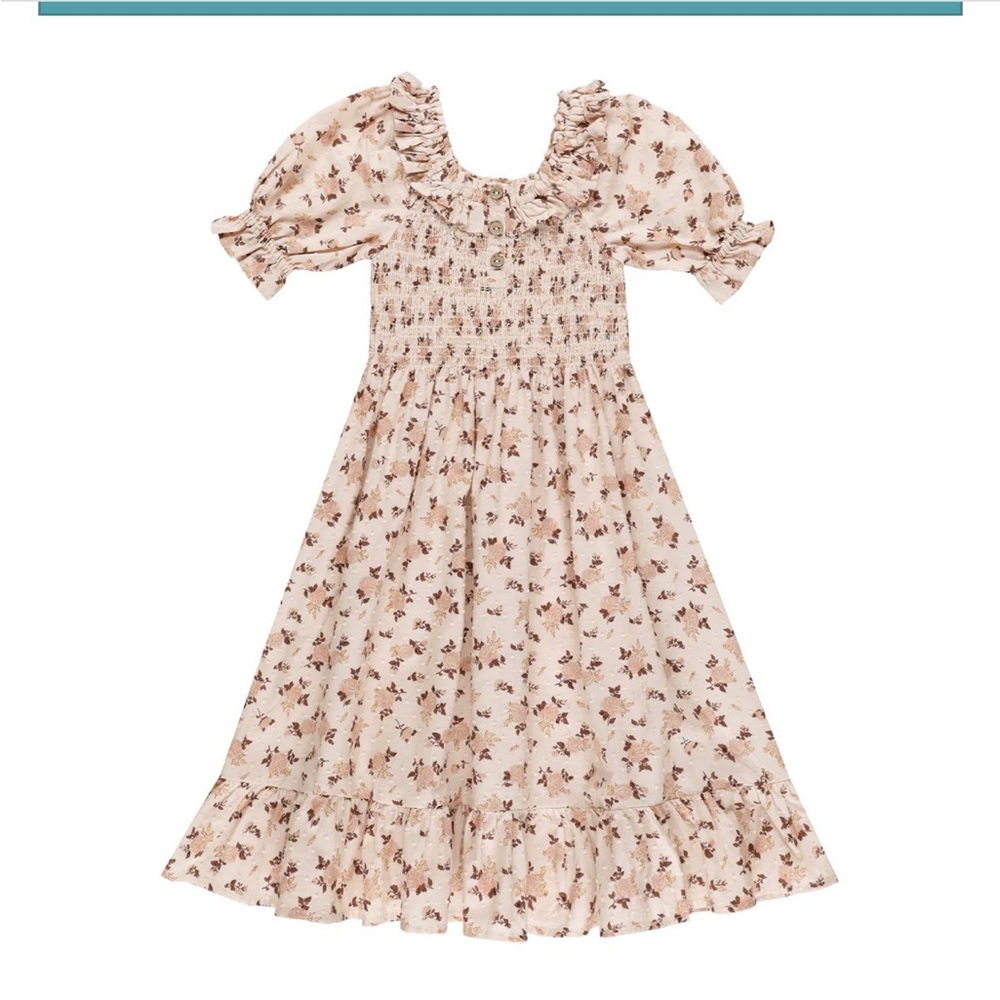 Rylee + Cru Lexi dress harvest rose